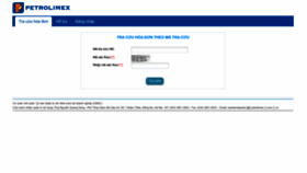 What Hoadon.petrolimex.com.vn website looks like in 2024 