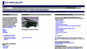 What Hum-molgen.org website looks like in 2024 