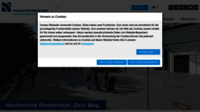 What Hs-niederrhein.de website looks like in 2024 