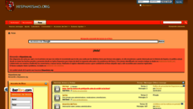 What Hispanismo.org website looks like in 2024 