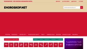 What Horoskop.hr website looked like in 2024 (2 years ago)