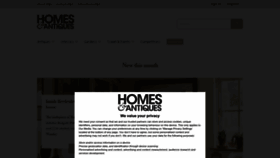 What Homesandantiques.com website looks like in 2024 
