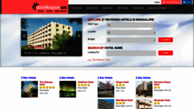 What Hotelsinmangalore.com website looks like in 2024 