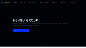 What Hengli.com website looks like in 2024 