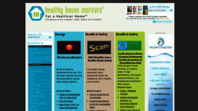What Healthyhouseinstitute.com website looks like in 2024 
