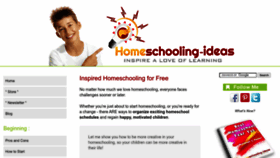What Homeschooling-ideas.com website looks like in 2024 