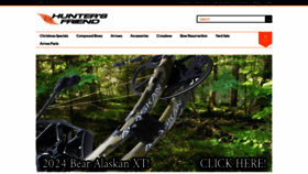 What Huntersfriend.com website looks like in 2024 