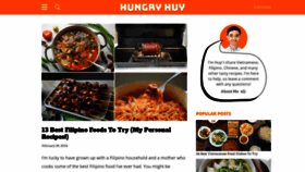 What Hungryhuy.com website looks like in 2024 