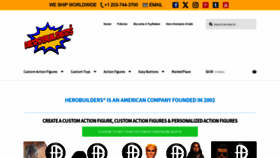 What Herobuilders.com website looked like in 2024 (1 year ago)