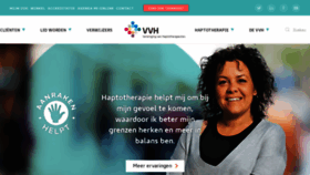 What Haptotherapeuten-vvh.nl website looks like in 2024 