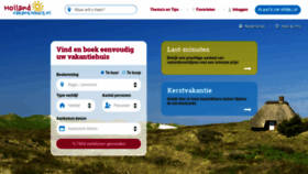 What Holland-vakantiehuis.nl website looks like in 2024 