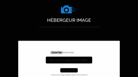 What Hebergeur-image.com website looks like in 2024 
