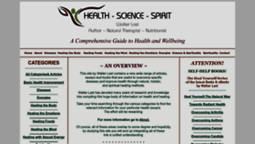 What Health-science-spirit.com website looks like in 2024 