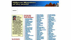 What Hillmanwonders.com website looks like in 2024 