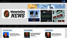 What Historiccity.com website looks like in 2024 