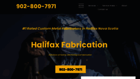 What Halifaxmetalfabrication.com website looks like in 2024 