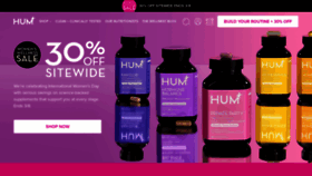 What Humnutrition.com website looks like in 2024 