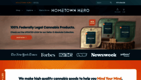 What Hometownhero.com website looks like in 2024 