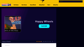 What Happywheels24.com website looks like in 2024 