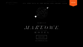 What Hotelmarlowe.com website looks like in 2024 