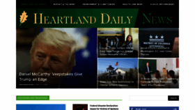 What Heartlanddailynews.com website looks like in 2024 