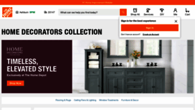 What Homedecorators.com website looks like in 2024 