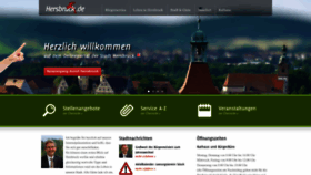 What Hersbruck.de website looks like in 2024 