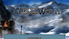 What Heroesworld.ru website looked like in 2024 (1 year ago)