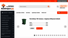 What Hozotdel.ru website looks like in 2024 