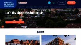 What Housing.org.uk website looks like in 2024 