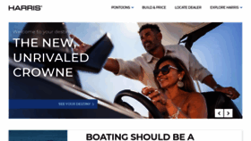 What Harrisboats.com website looks like in 2024 