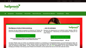 What Heilpraxisnet.de website looks like in 2024 