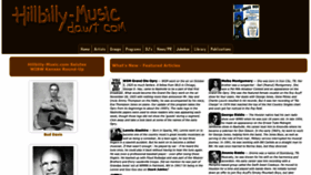 What Hillbilly-music.com website looks like in 2024 