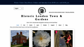 What Historiclondontown.org website looks like in 2024 