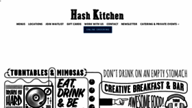 What Hashkitchen.com website looks like in 2024 