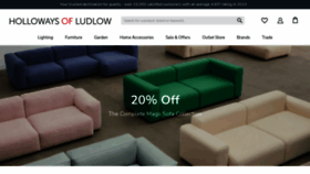 What Hollowaysofludlow.com website looks like in 2024 