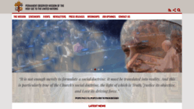 What Holyseemission.org website looks like in 2024 