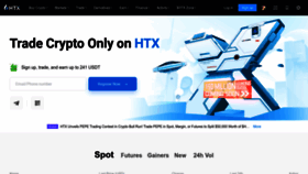 What Htx.com website looks like in 2024 