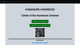 What Humanurehandbook.com website looks like in 2024 