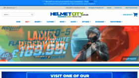 What Helmetcity.co.uk website looks like in 2024 