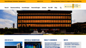What Hnf.de website looks like in 2024 