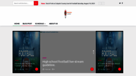 What Hsfootballnetwork.com website looks like in 2024 