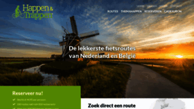 What Happenentrappen.nl website looks like in 2024 