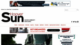 What Hooversun.com website looks like in 2024 