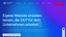 What Homepage-helden.de website looks like in 2024 