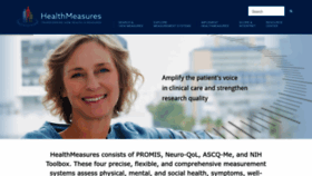 What Healthmeasures.net website looks like in 2024 