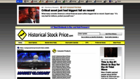 What Historicalstockprice.com website looks like in 2024 