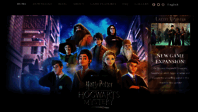 What Harrypotterhogwartsmystery.com website looks like in 2024 