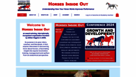 What Horsesinsideout.com website looks like in 2024 
