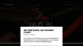 What Hudy.cz website looks like in 2024 